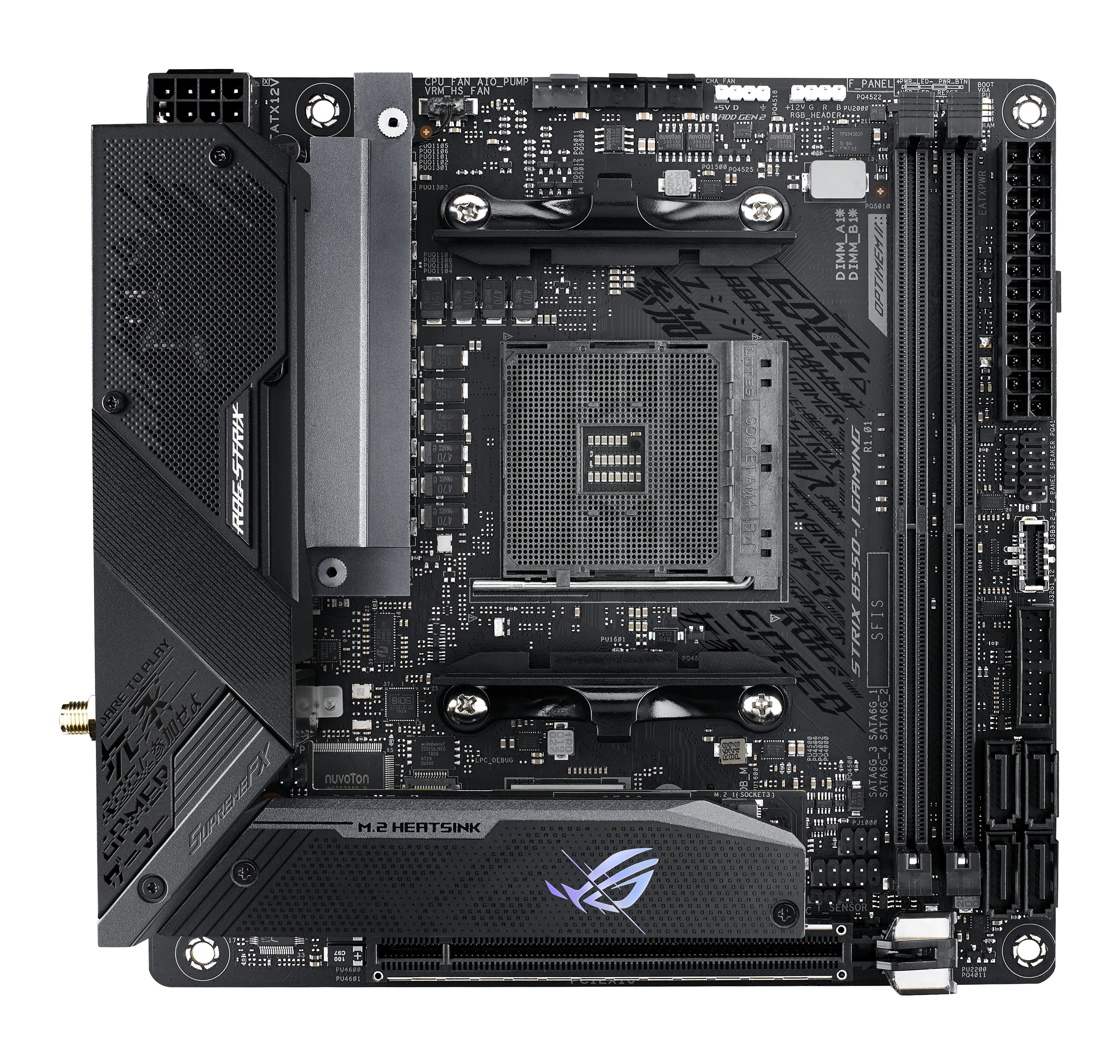 ASUS ROG STRIX B550-I GAMING (90MB14L0-M0EAY0) Mainboard Schwarz