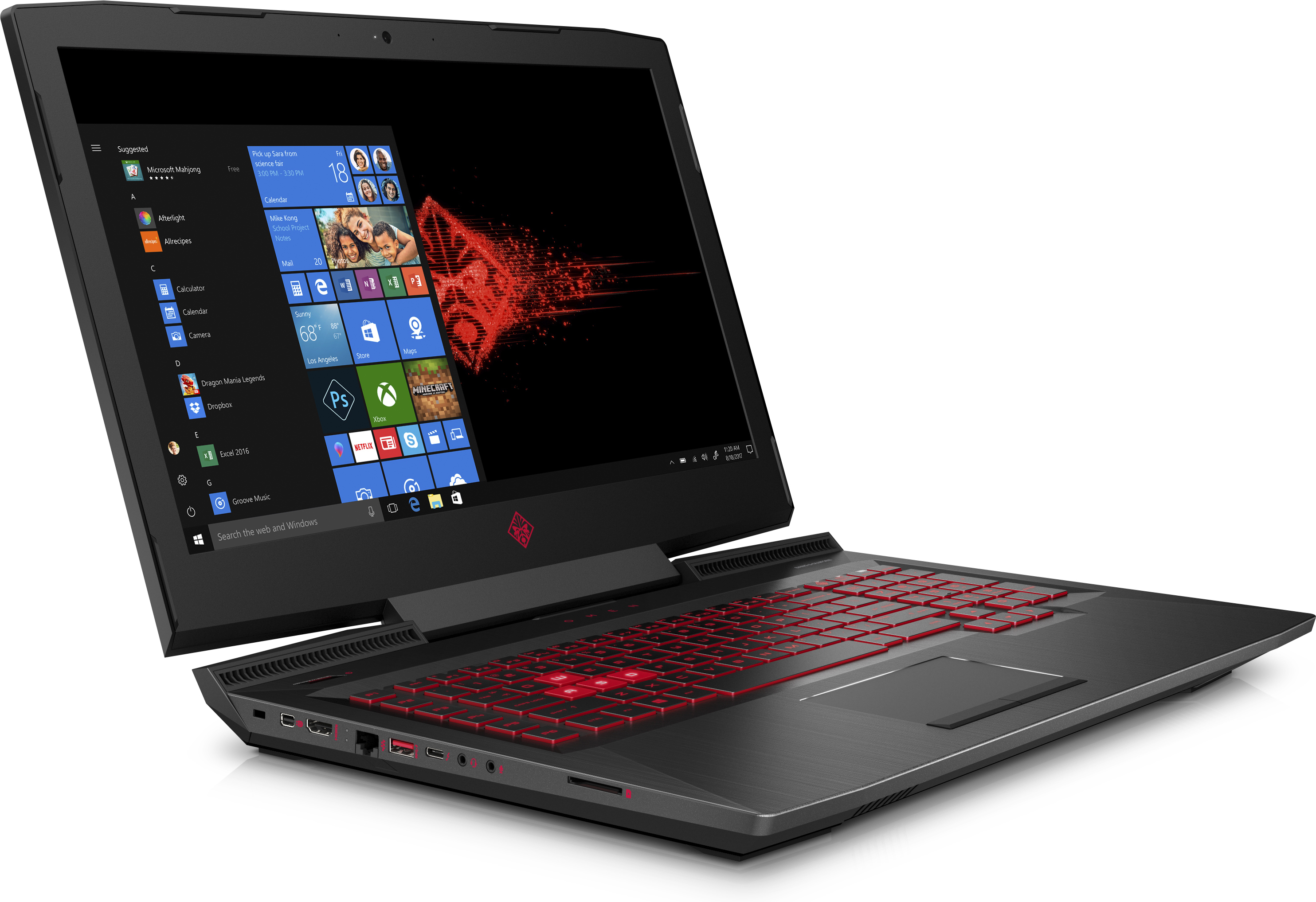 HP OMEN 17-AN134NG  - 17,3 Zoll - Intel® Core™ i7 i7-8750H - 16 GB - 1 TB - NVIDIA GeForce® GTX 1060 - Windows 10 Home (64 Bit)