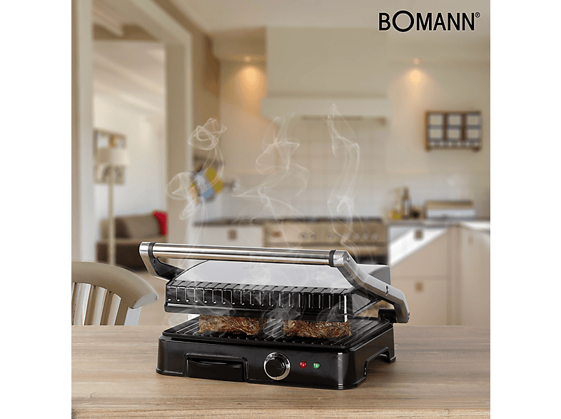 Bomann KG2242CB Kontaktgrill, Edelstahl, 2000 Watt — Foto 4 von 4