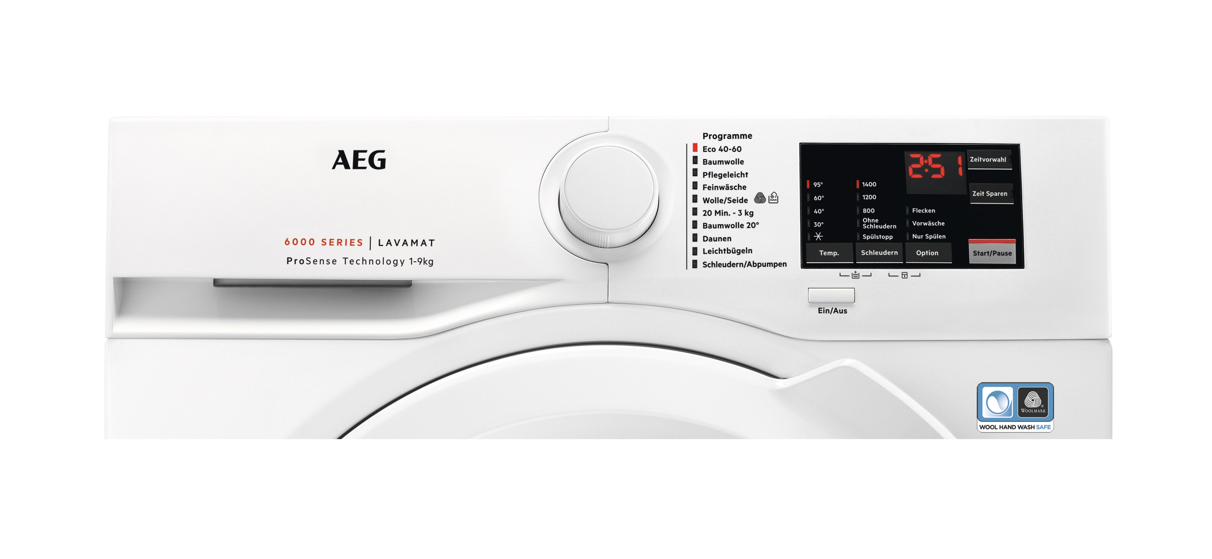 AEG L6FBA5490 Waschmaschine (9 kg, 1351 U/Min., D, Ja)