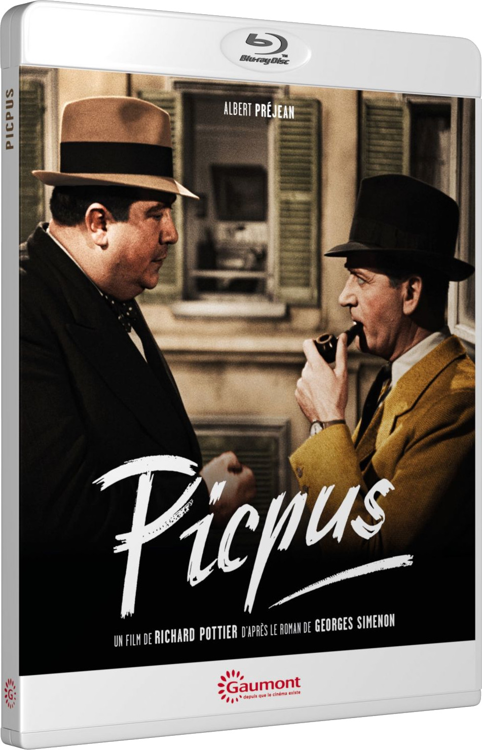 Boîtier Blu-ray avec le film 'Picpus'. Deux hommes sont sur la couverture.