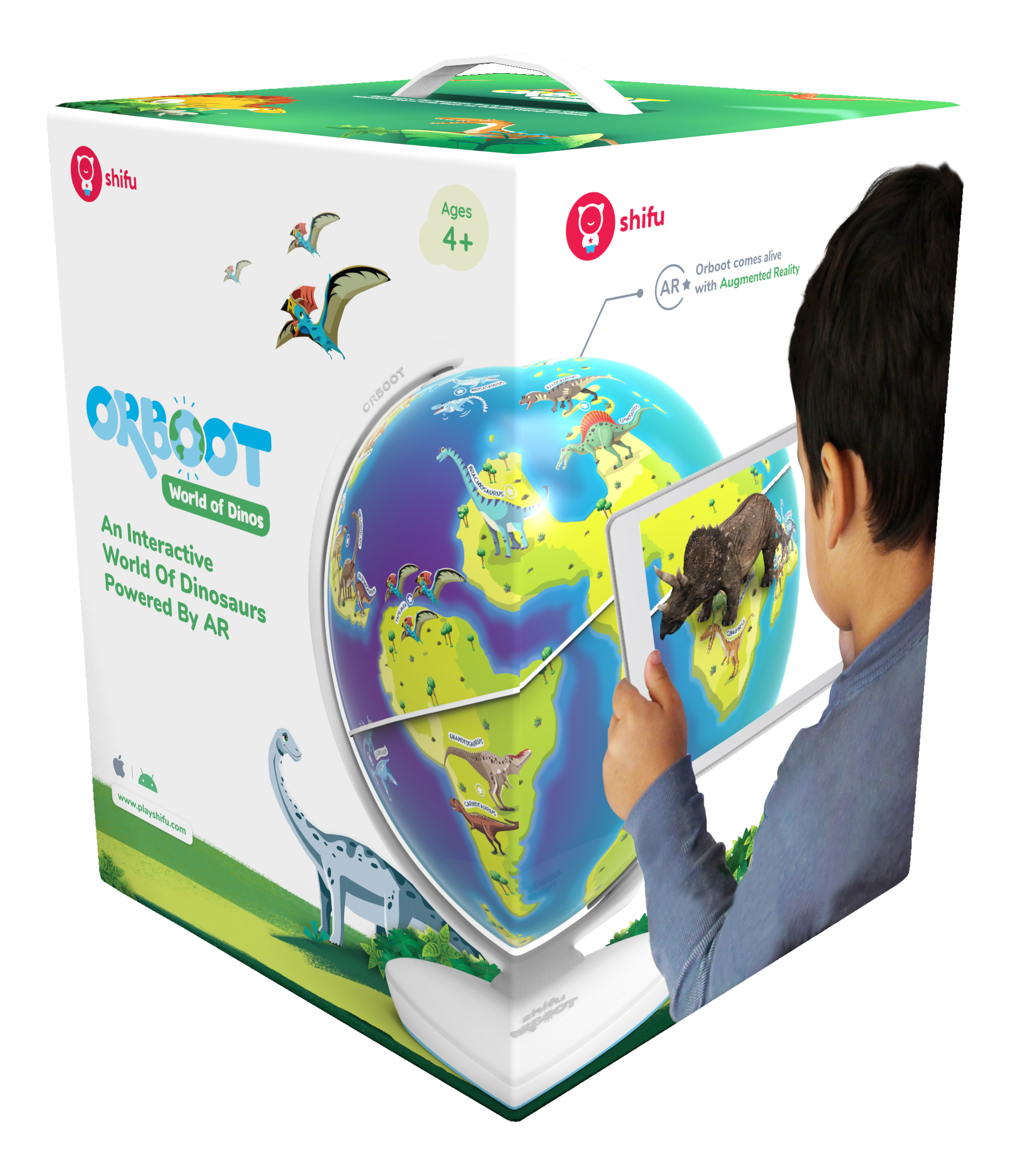 PLAYSHIFU Shifu Orboot - World of Dinosaurs - Gioco educativo (Multicolore)