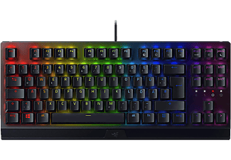 RAZER Blackwidow V3 Tenkeyless DE - Clavier de jeu, Filaire, QWERTZ, Mechanical, Noir