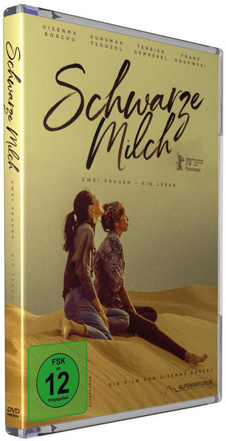 DVD-Hülle mit dem Filmposter 'Schwarze Milch'.