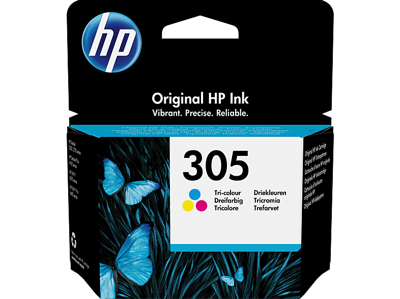 Tri-color HP 305 Magenta, (3YM60AE) Cartridge Tintenpatrone Ink Original Gelb Cyan,