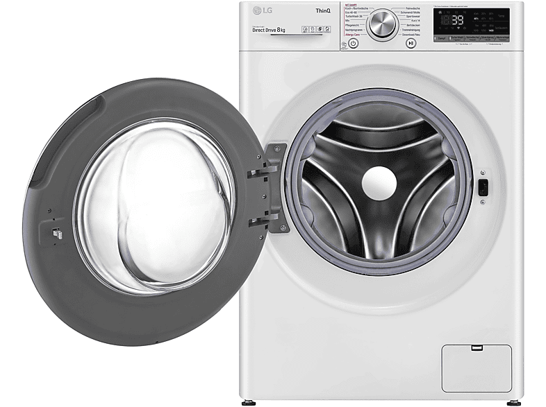 LG F4WV708P1E Waschmaschine (8 kg, 1360 U/Min., A)