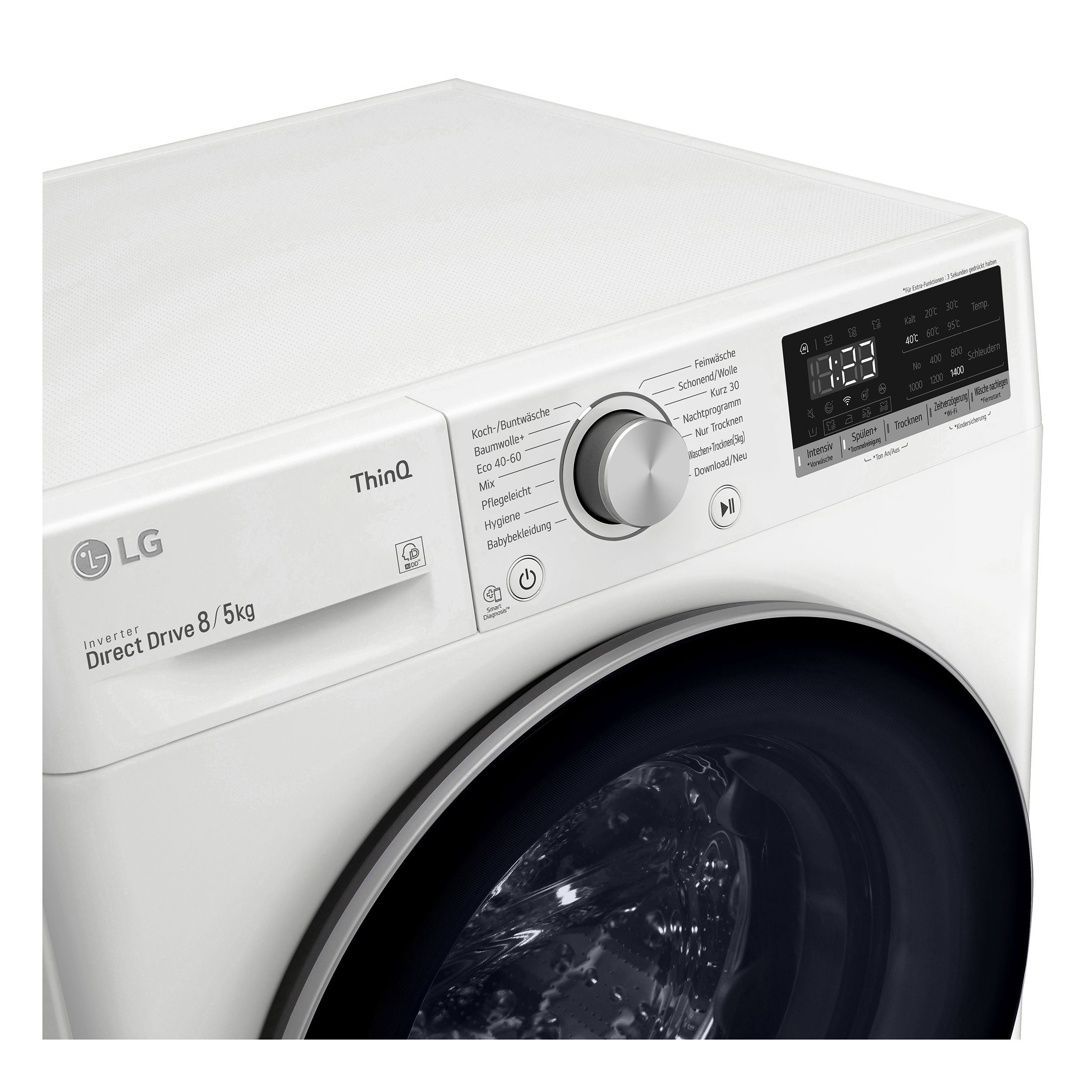 LG F14WD85TN1E Waschtrockner (8 kg / 5 kg, 1360 U/Min.)