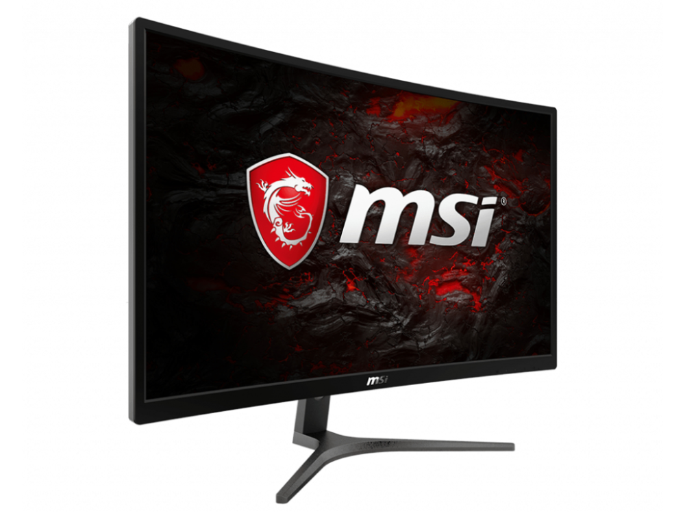 Monitor gaming - MSI Optix G241VC, 23.6" FHD, VA, 1 ms, 75 Hz, AMD FreeSync, True Color, Curvado, Negro