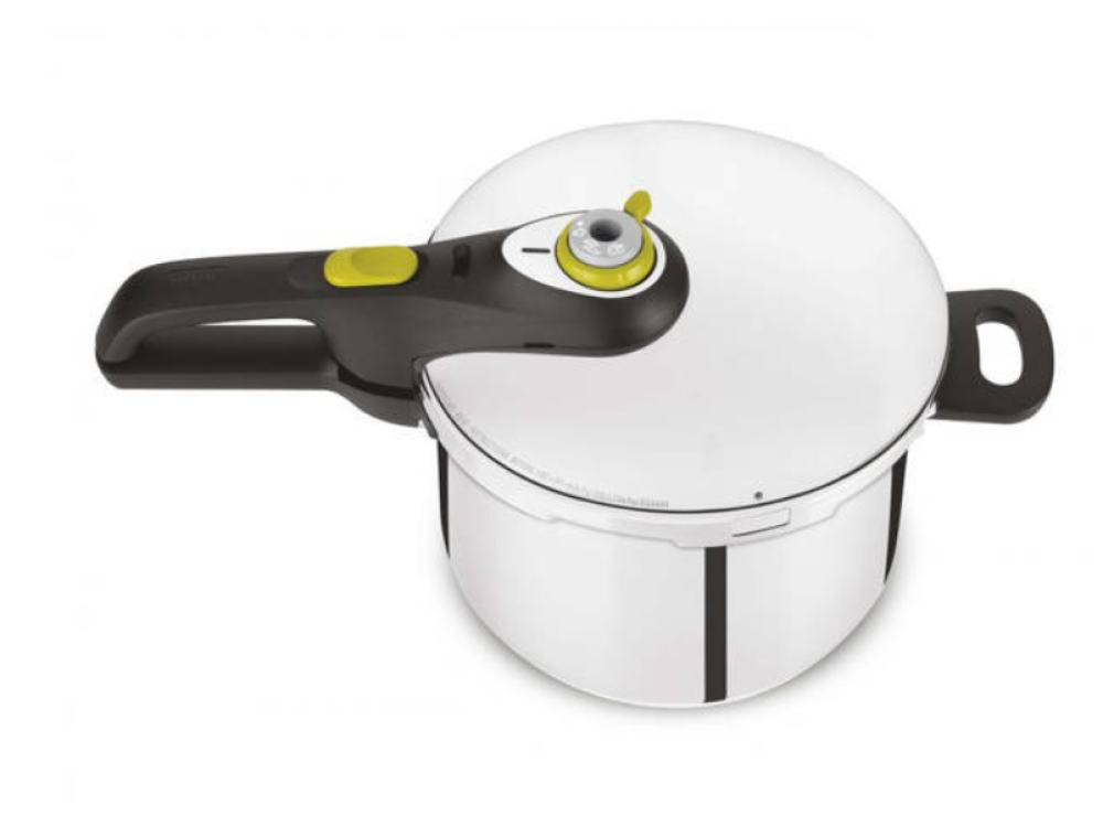 Olla Express Tefal secure neo 5 pressure cooker 4 l acero inoxidable dispositivos de seguridad con sistemas 2 modos indicador cierre p2534237