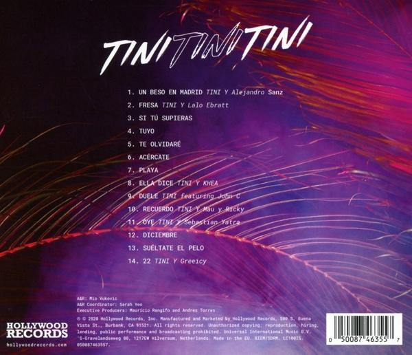Tini - TINI TINI TINI  - (CD)