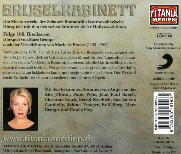 Gruselkabinett - Gruselkabinett - Folge 166  - (CD)