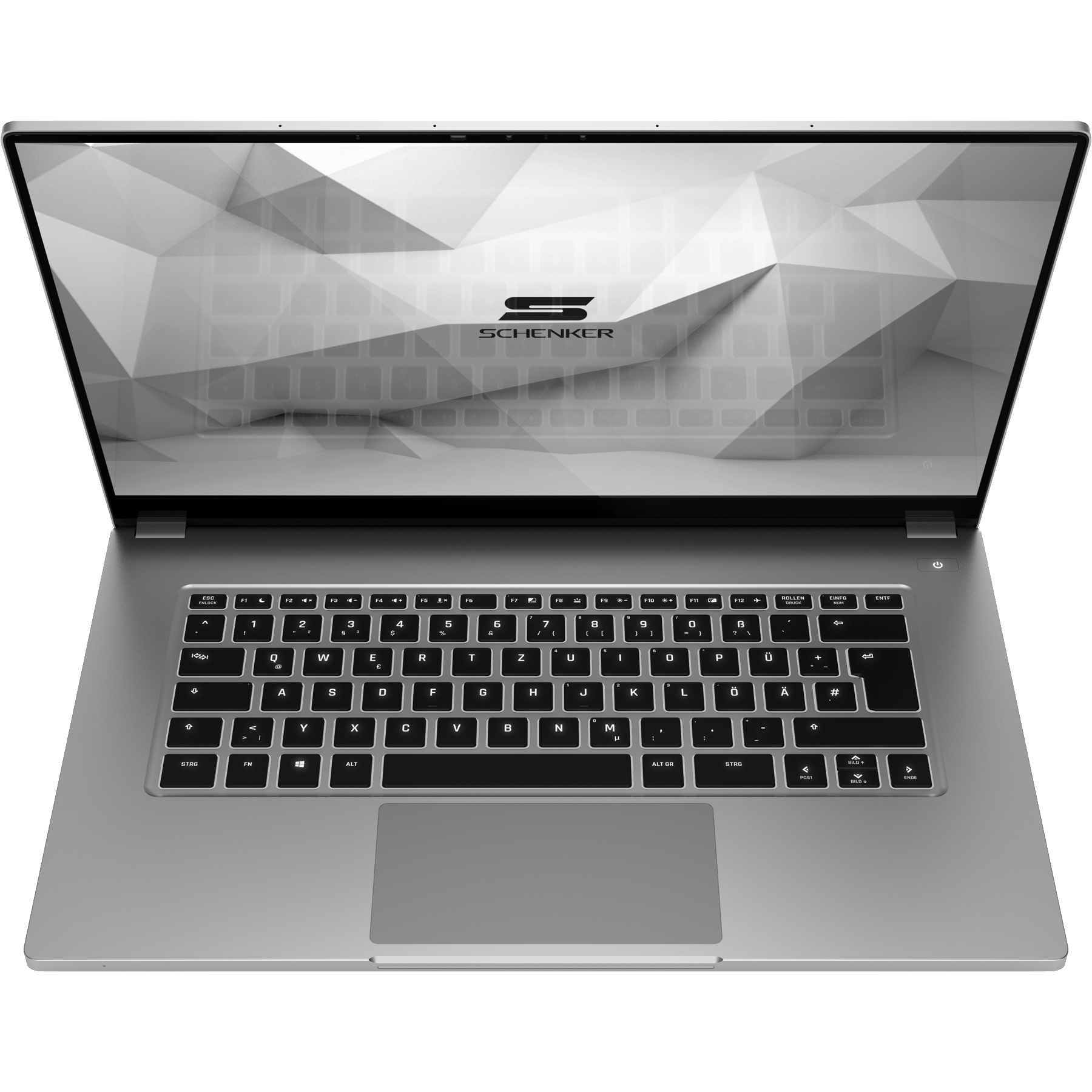 SCHENKER VISION Prozessor, Graphics Core™ Notebook i7 G7, E21qzc, 15 Xe Display Iris Intel® Zoll 15,6 mSSD, Intel GB 500 mit - GB Touchscreen, Silber 16 RAM