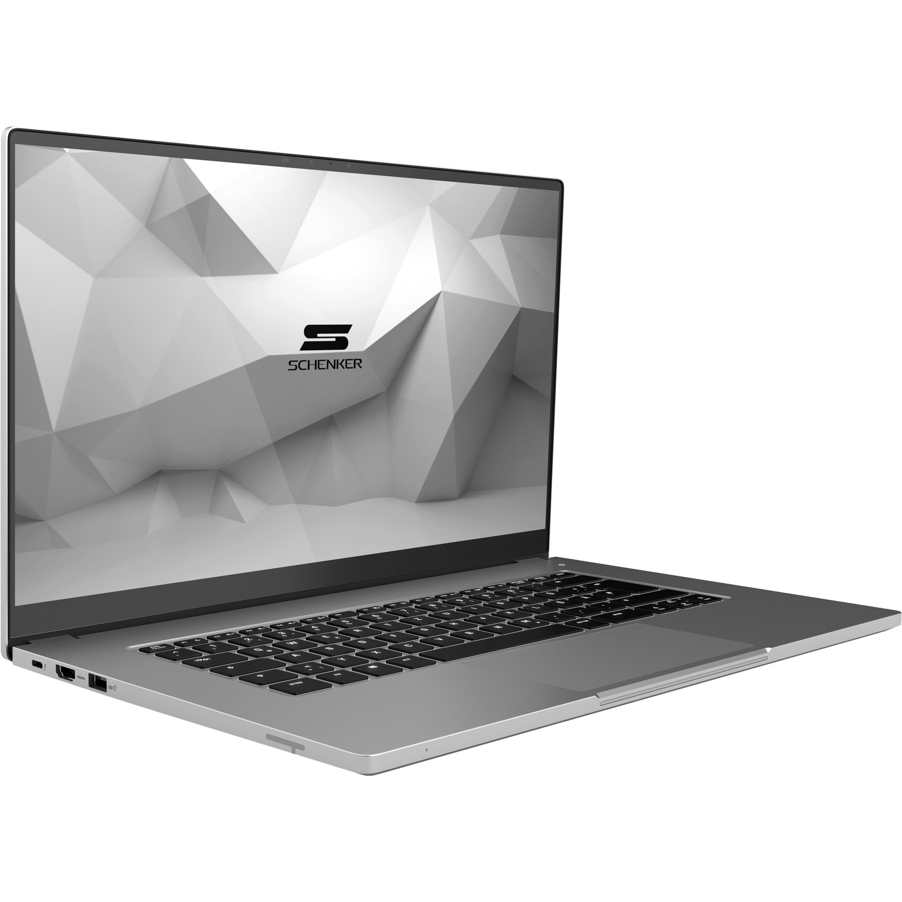 SCHENKER VISION 15 Intel mit 15,6 Xe GB GB Display Prozessor, Silber Notebook Graphics - Zoll RAM, 500 E21qzc, Core™ G7, Iris Touchscreen, 16 i7 mSSD, Intel®