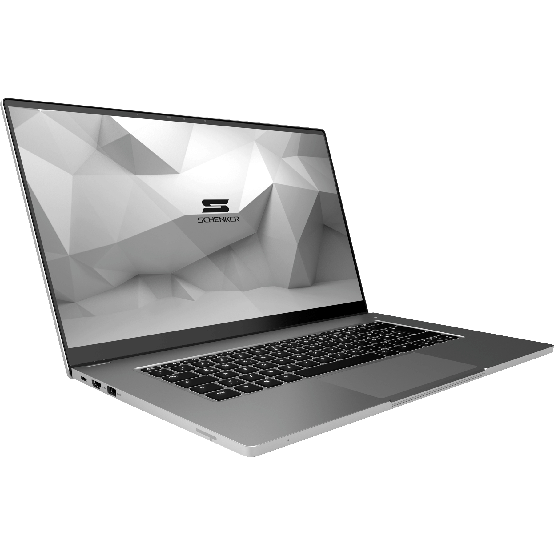 Core™ 15,6 mit 15 Xe Graphics i7 Touchscreen, mSSD, VISION Zoll - Intel® G7, E21qzc, RAM, GB Display 500 Intel GB Prozessor, Iris Silber SCHENKER Notebook 16