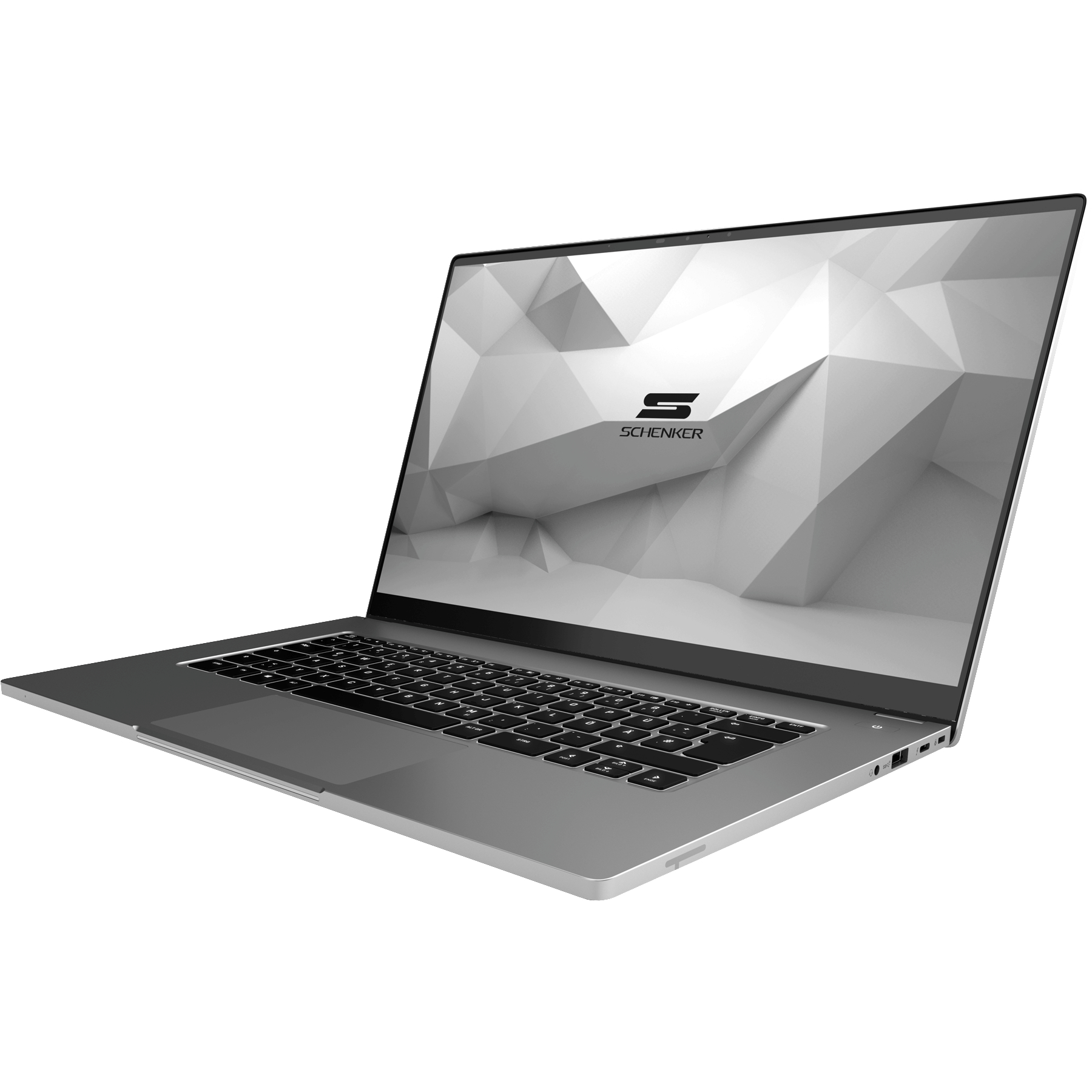 G7, Xe - Notebook Iris RAM, Core™ mit 15 E21qzc, SCHENKER Intel® 15,6 Prozessor, 500 mSSD, 16 Zoll i7 Touchscreen, GB Graphics VISION Display Intel Silber GB