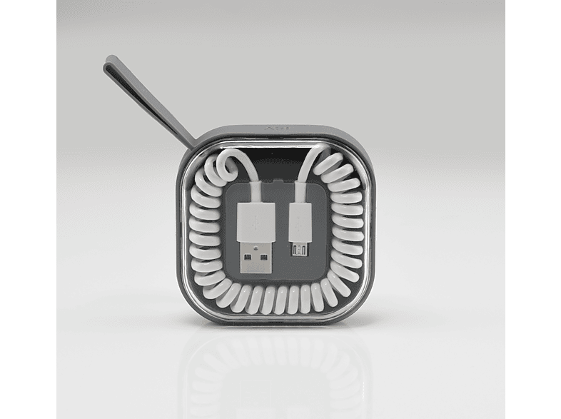 ISY IUC4000, 3in1USBLightningKabelbox, 0,5 m, Grau/Weiß 3in1