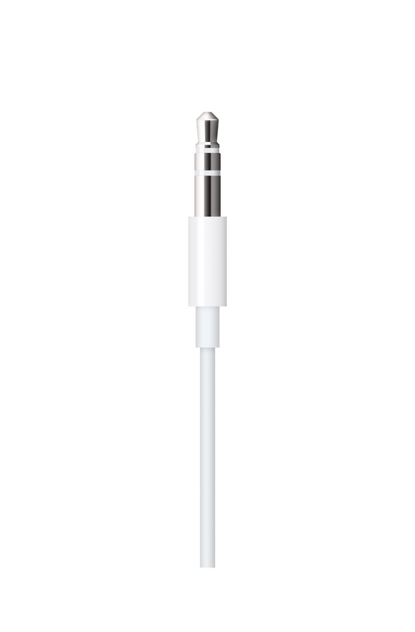 Apple Cable De conector lightning toma audio 35 mm 12 blanco adaptador 3.5 1.2