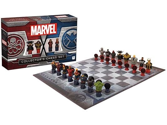 USAOPOLY Marvel Collector’s Chess Set - Gioco di scacchi (Multicolore)