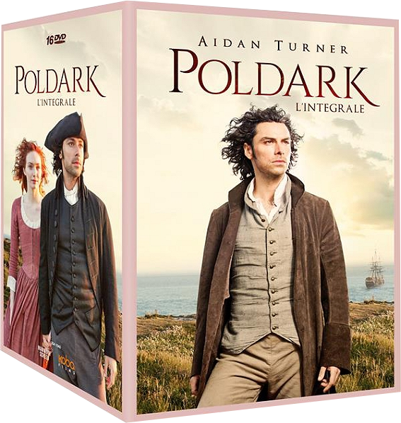 Coffret DVD avec Aidan Turner. Titre : Poldark.