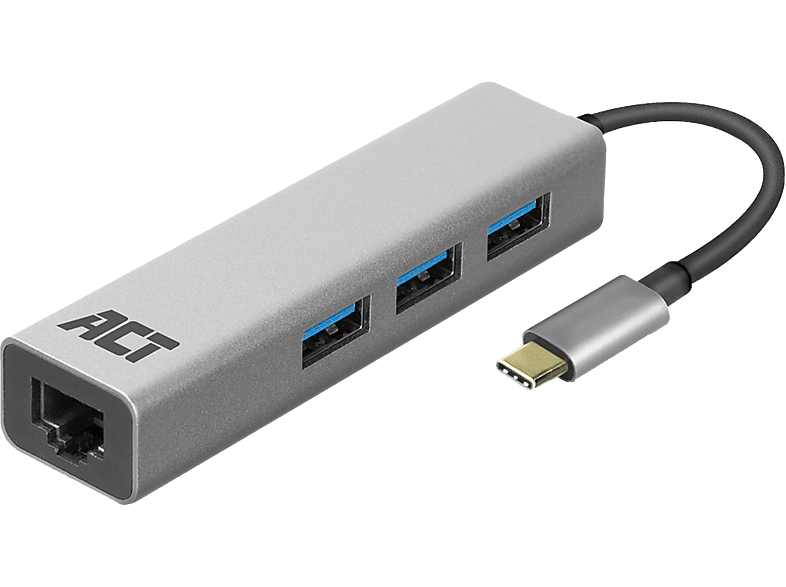 uit Verspilling Volharding ACT USB-C to USB-A Hub 3 ports met Gigabit Ethernet kopen? | MediaMarkt