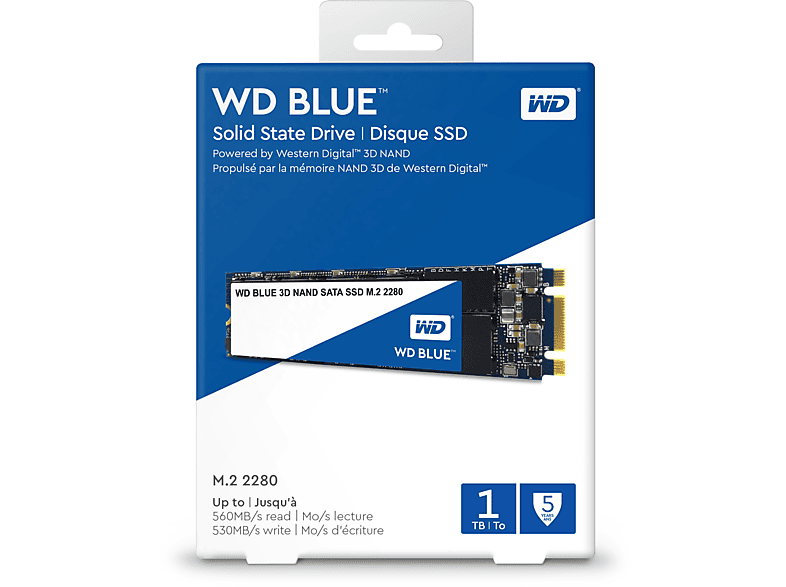 WD - Western Digital SSD WD Blue 3D NAND 1TB M2