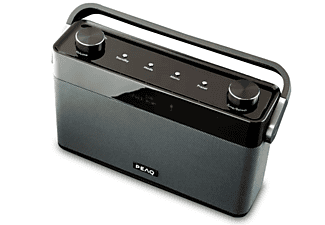 Radio portátil - PEAQ PDR180BT-B-1, Bluetooth, DAB, DAB+, FM, Negro
