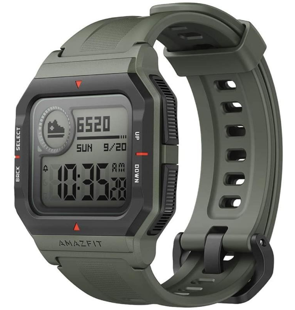 Reloj deportivo - Amazfit NEO, 1.2'', Pulsómetro, Sumergible, Seguimiento actividad, Verde