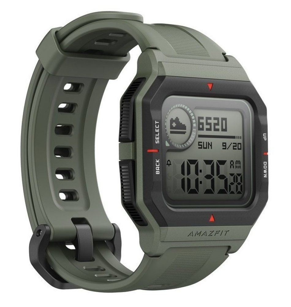 Reloj deportivo - Amazfit NEO, 1.2'', Pulsómetro, Sumergible, Seguimiento actividad, Verde
