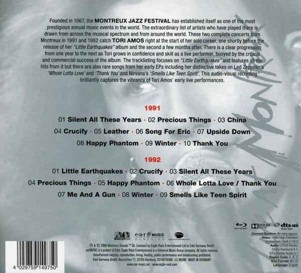 Tori Amos - Live At Montreux 1991/1992 (2CD+BD)  - (CD + Blu-ray Disc)