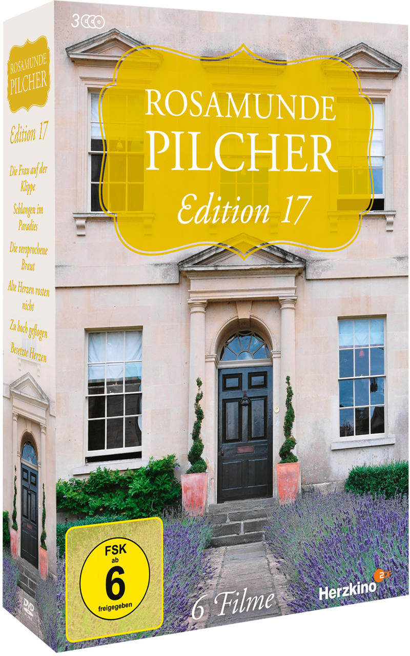 DVD-Box-Set von Rosamunde Pilcher Edition 17 mit Hausbild und Text.