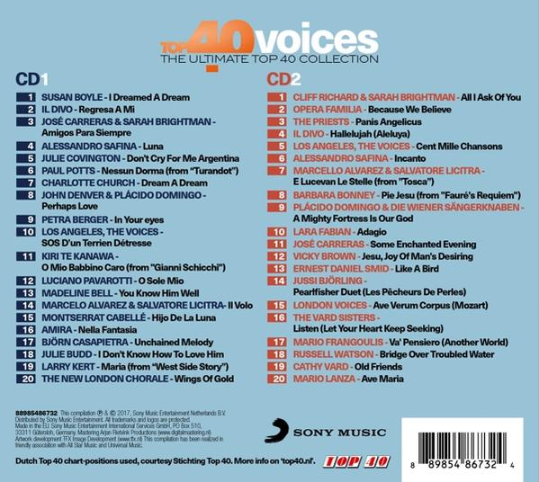 Top 40 Voices CD