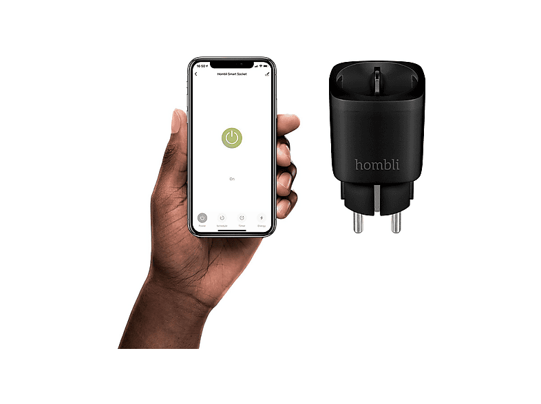 Hombli Smarte Steckdose HBSS-0100, Schwarz — Foto 3 von 5