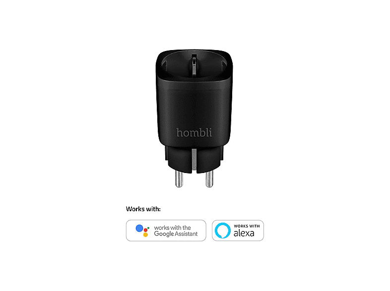 Hombli Smarte Steckdose HBSS-0100, Schwarz — Foto 4 von 5