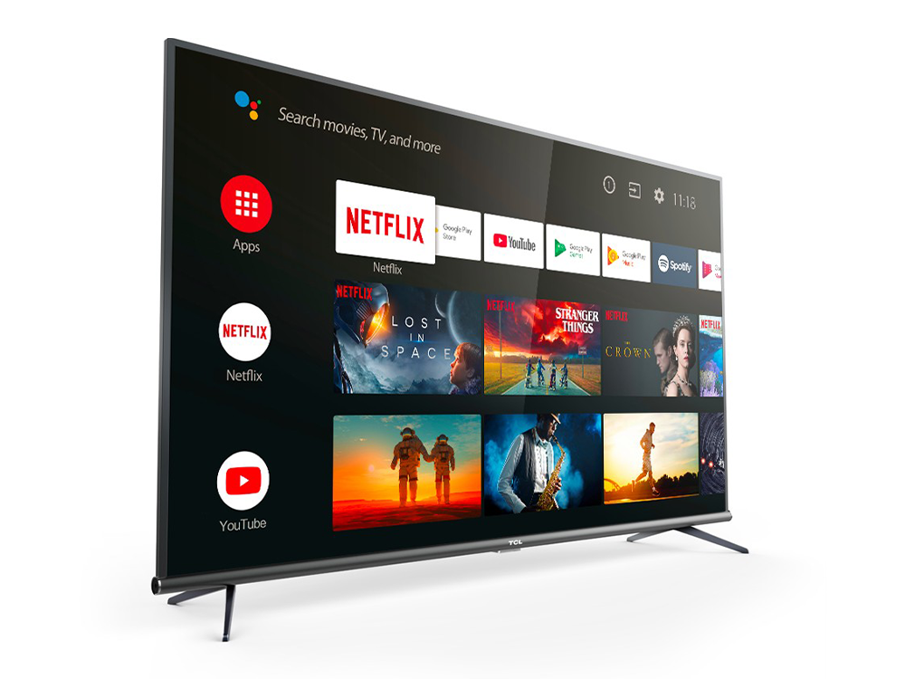 TV LED 55" - TCL 55EP660, Android TV, 4K, UHD, Dolby Audio, Google Assistant integrado y compatible con Alexa