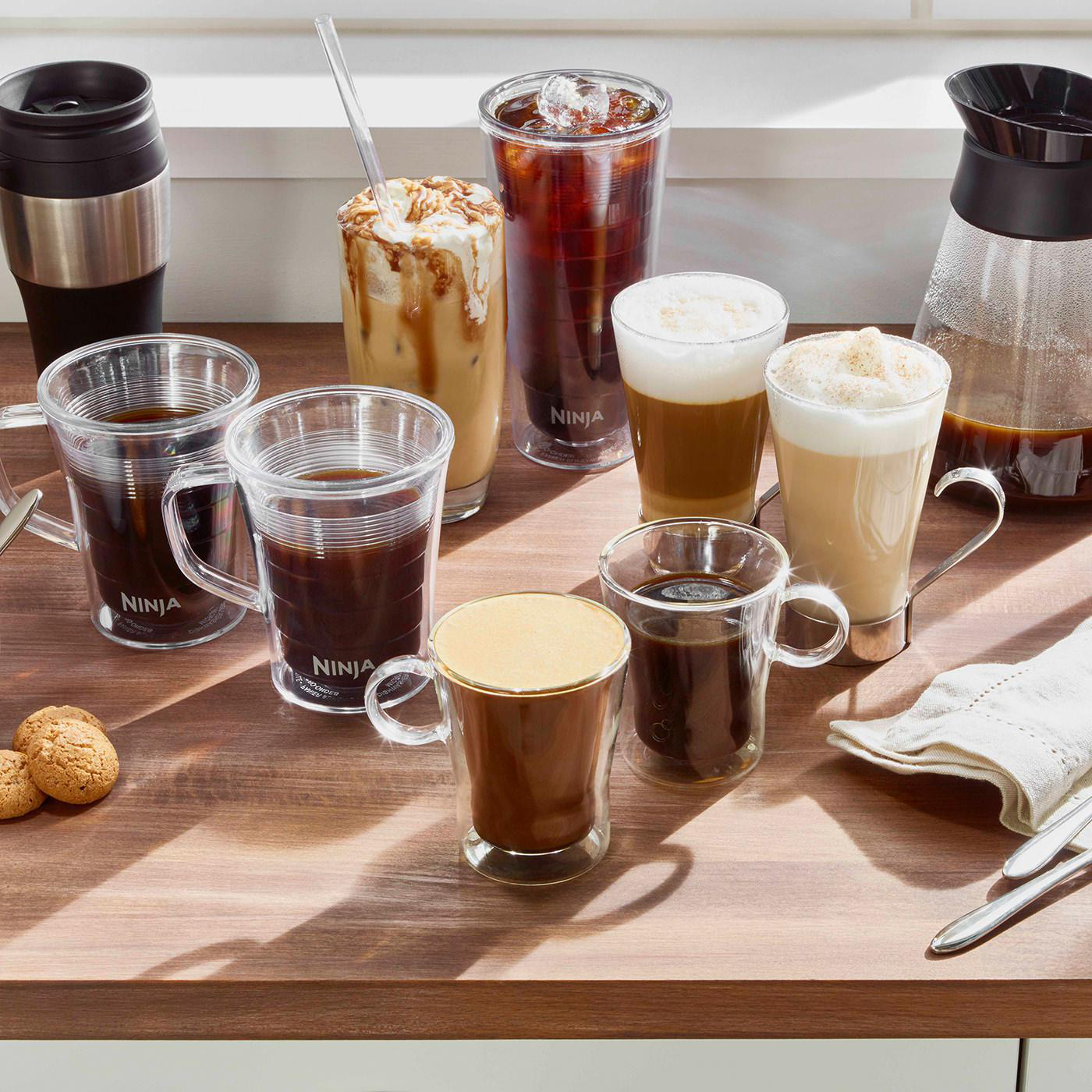 NINJA CF060EU Kaffeemaschine Schwarz/Silber