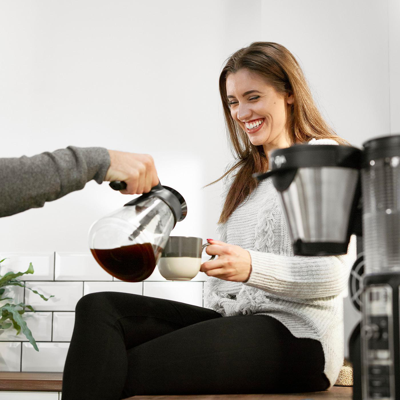NINJA CF060EU Kaffeemaschine Schwarz/Silber