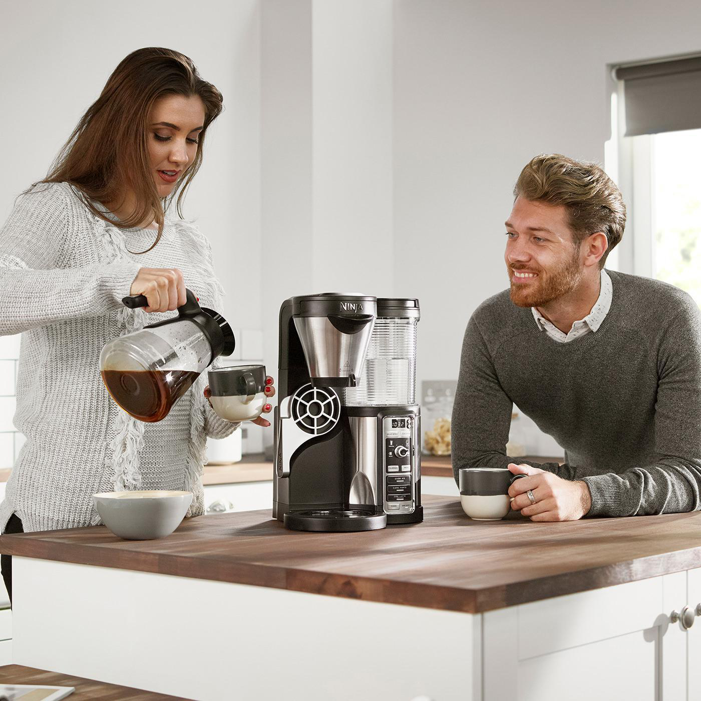 NINJA CF060EU Kaffeemaschine Schwarz/Silber