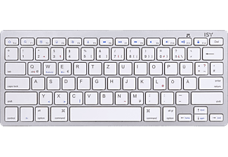 ISY Tastatur IBK-1000, Bluetooth, Ruhemodus, Multimedia-Hotkeys, Weiß