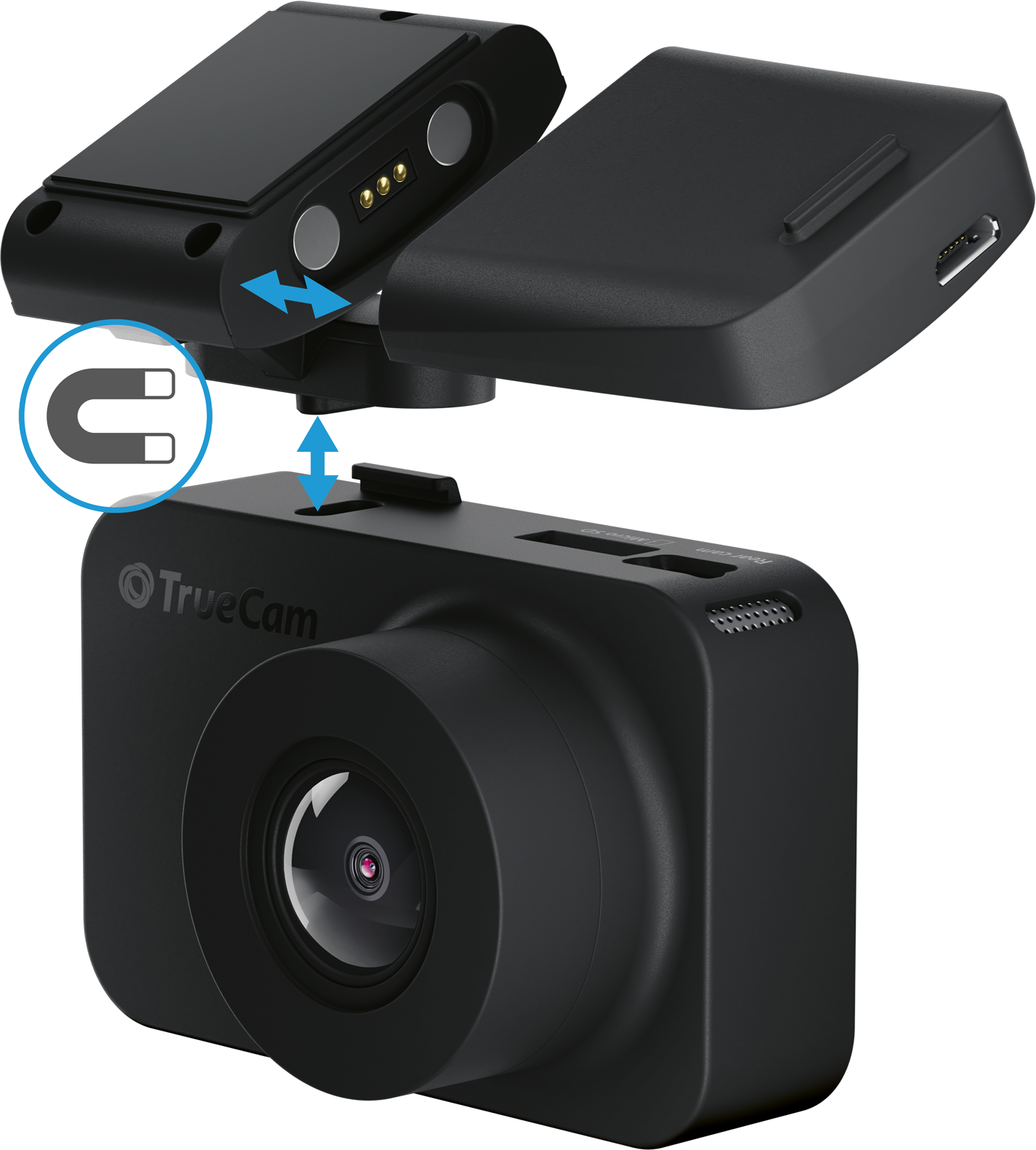 TRUECAM M9 GPS 2.5K autós kamera (TRCM9G25K)