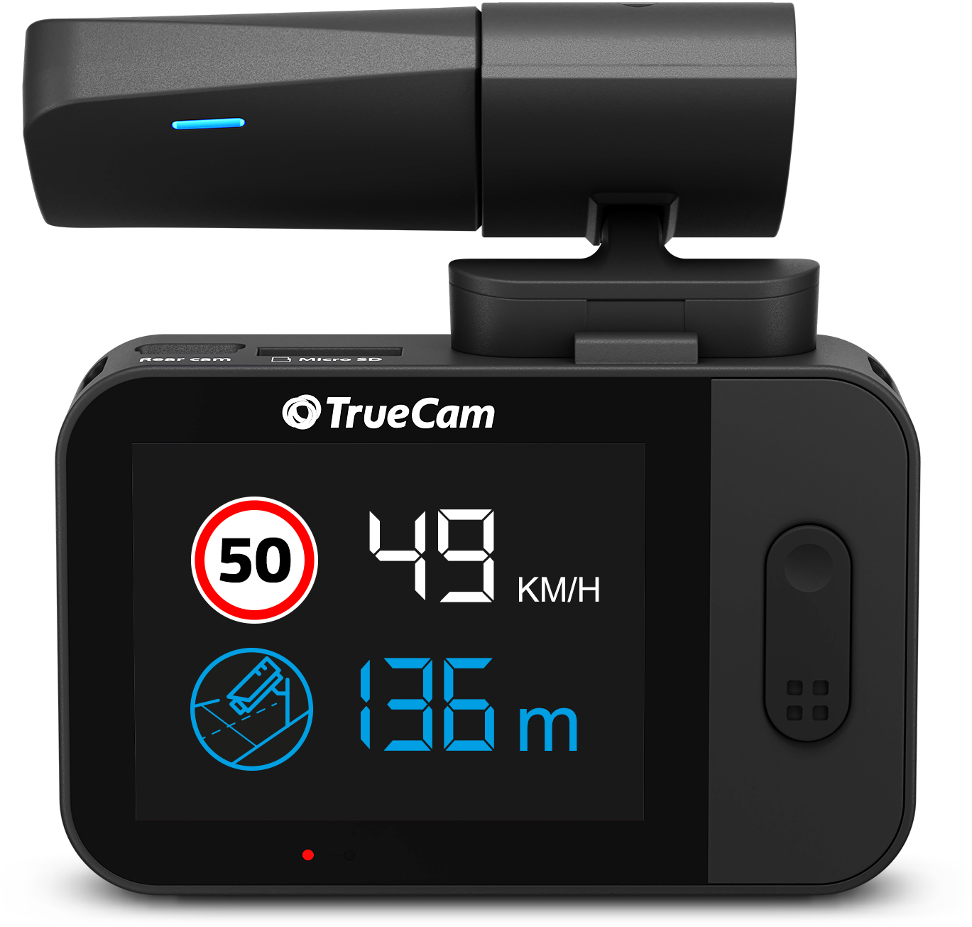 TRUECAM M9 GPS 2.5K autós kamera (TRCM9G25K)