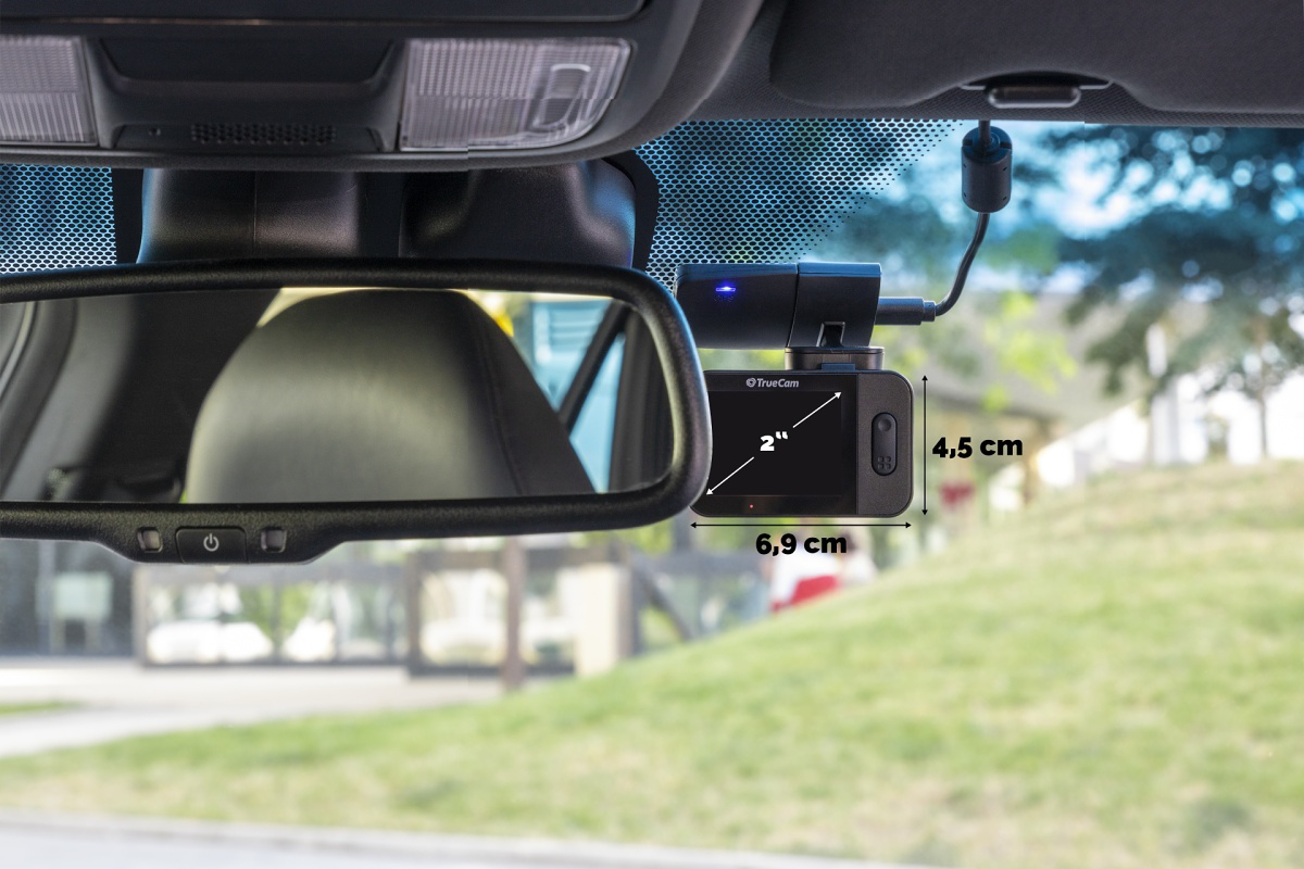 TRUECAM M9 GPS 2.5K autós kamera (TRCM9G25K)