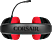 CORSAIR HS35 - Cuffie da gaming, Rosso
