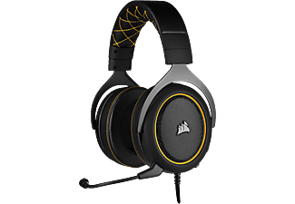 CORSAIR HS60 Pro Surround - Casque de jeu, Jaune