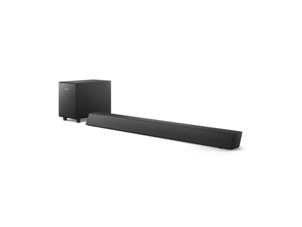 Philips B530512 Barra de sonido tv con subwoofer 2.1 canales 70 w potencia bluetooth hdmi arc diseño soporte montaje en pared modelo 20202021 tab530512 70w tab5305