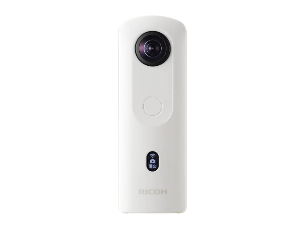 Deportiva Ricoh Theta sc2 14.5 mp 4k30 360º blanco blue 360°cámara 4k video con estabilización imagen datos alta velocidad hermosa nocturna