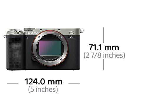 SONY Alpha 7C Kit (ILCE-7CL) Systemkamera mit Objektiv 28-60 mm, 7,6 cm Display Touchscreen, WLAN
