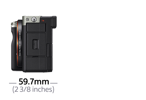 SONY Alpha 7C Kit (ILCE-7CL) Systemkamera mit Objektiv 28-60 mm, 7,6 cm Display Touchscreen, WLAN