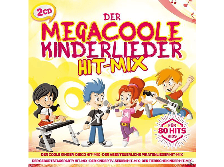various - Der megacoole Kinderlieder Hit-Mix 80 Hits f Kids [CD]