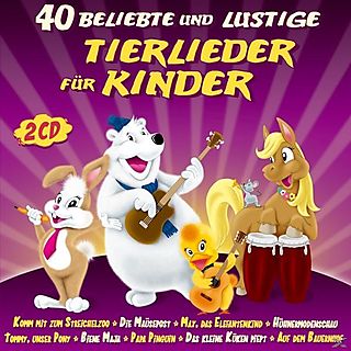 VARIOUS - 40 beliebte u.lustige Tierlieder f.Kinder [CD]