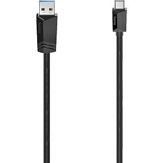 HAMA 200652 USB-C-Kabel, USB-C-Stecker - USB-A-Stecker, USB 3.2 Gen1, 5 Gbit/s, 1,50 m